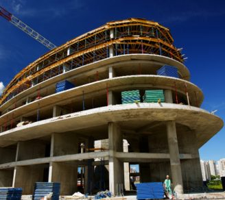A building that is under construction