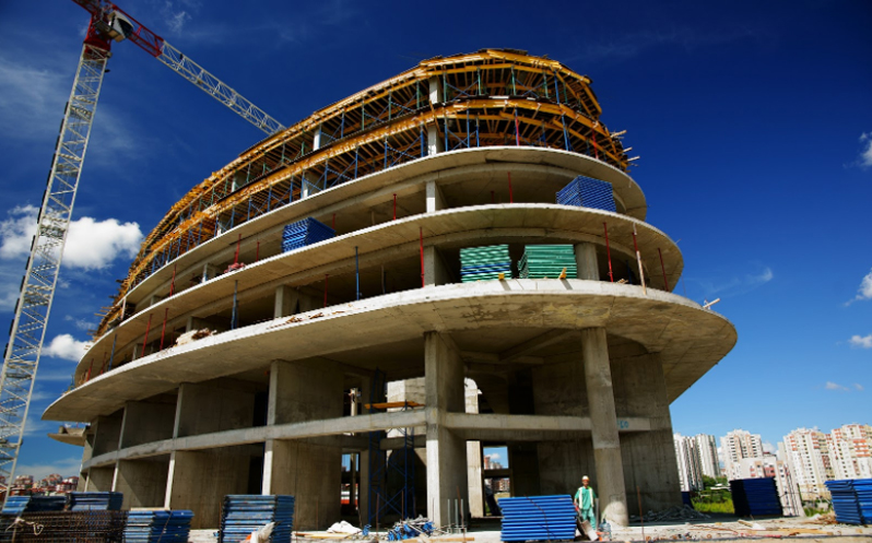 A building that is under construction