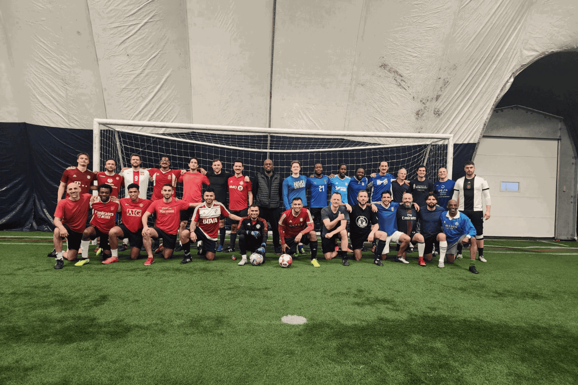 a soccer team from the Athletes for Africa program