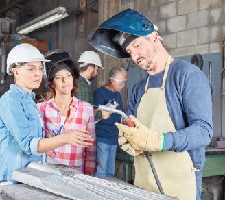 MCAO members undergoing welding apprenticeship training