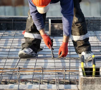 A construction worker on a job site.